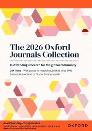 Oxford journals banner