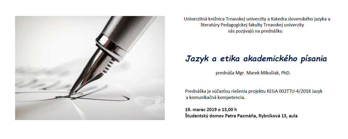 Jazyk a etika akademického písania