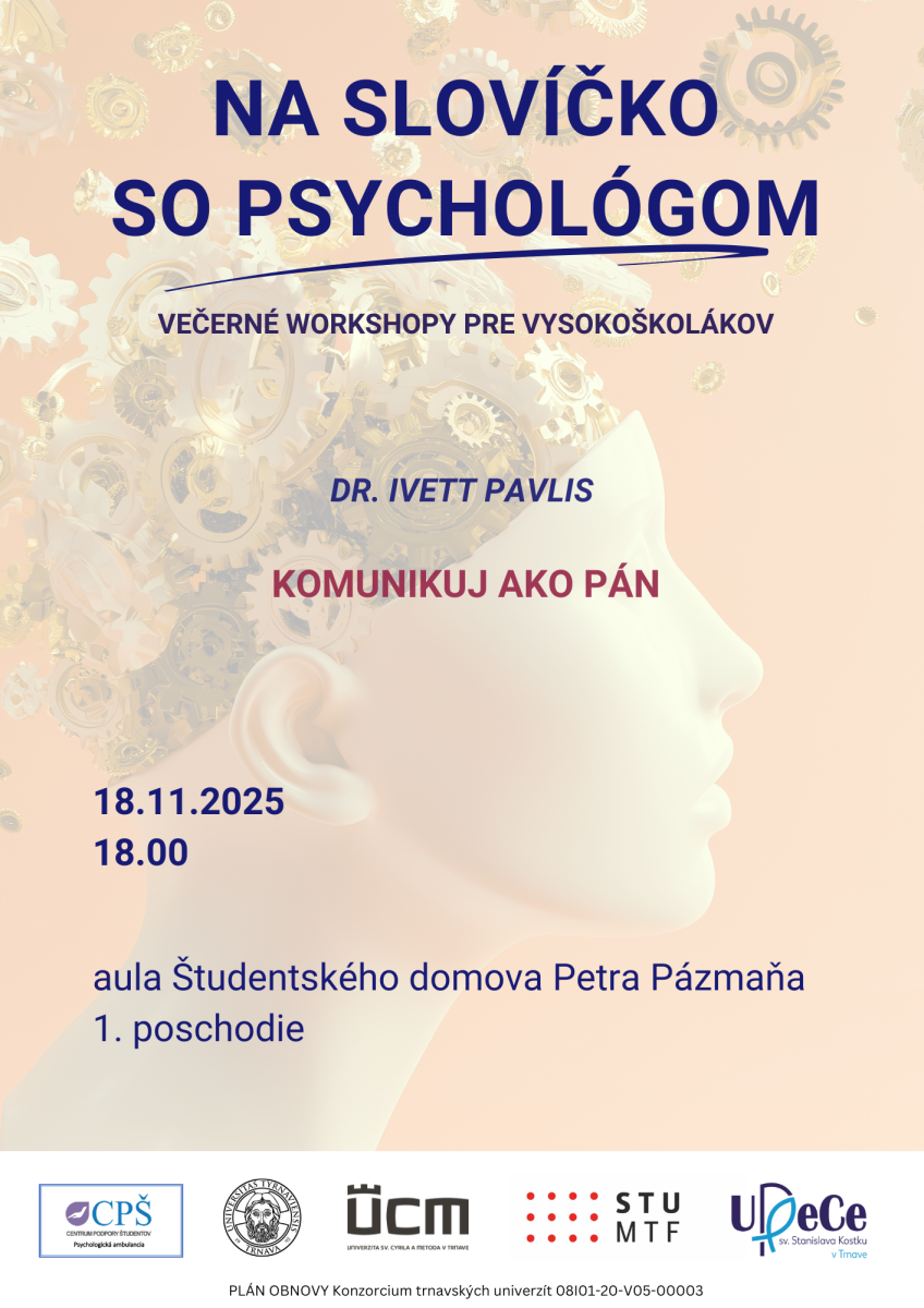 NA SLOVÍČKO SO PSYCHOLÓGOM