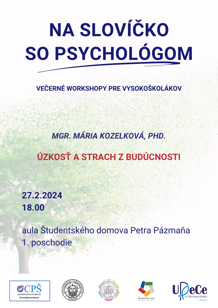 Na slovíčko so psychológom