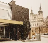 trnavská univerzita zasnežená