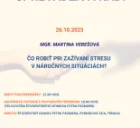 Psychológ sprevádza a radí