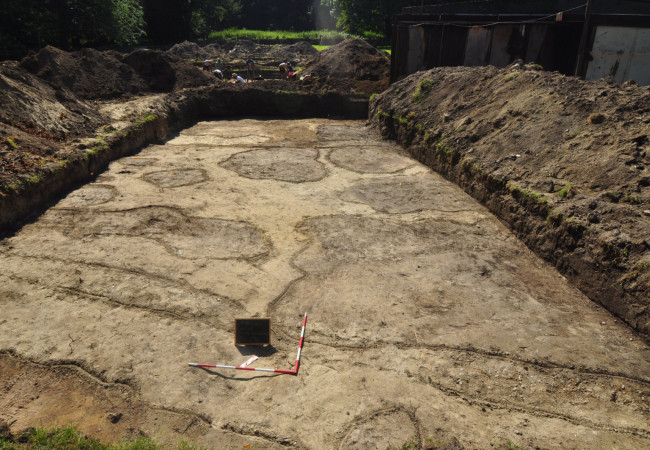 kaštieľ Rusovce, archeologický výskum 2018, Erik Hrnčiarik