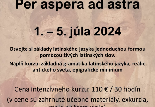 letná škola latinčiny 2024