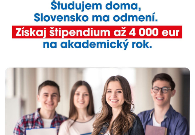 Študujem doma na Trnavskej univerzite a Slovensko ma odmení
