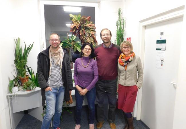 zľava Roman Gajdoš, Gabriela Magalová, Martin Kellenberger, Zuzana Martinkovičová