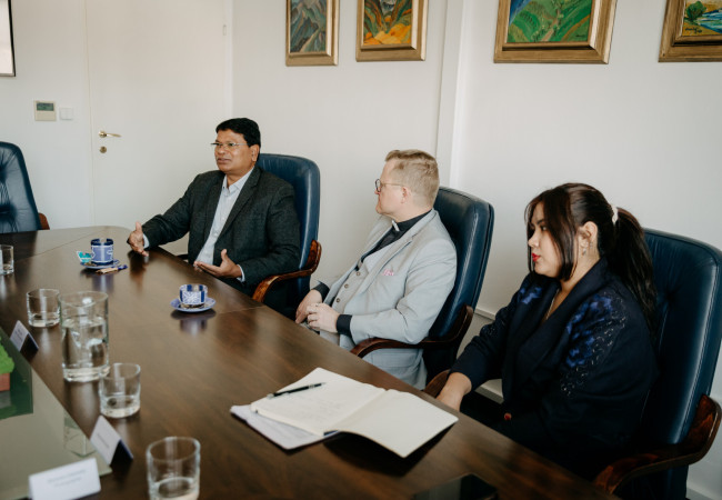 Milos Lichner, Donatus Kujur, Shristi Kala Chhetri