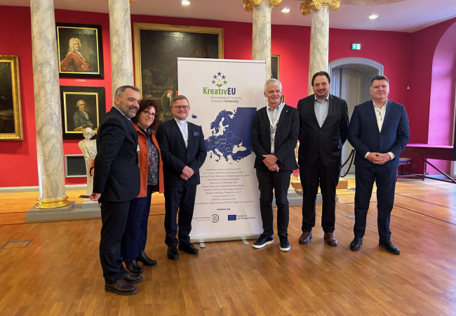 Stretnutie Európskej univerzitnej aliancie v Greifswalde. KreativEU oficiálne spustené