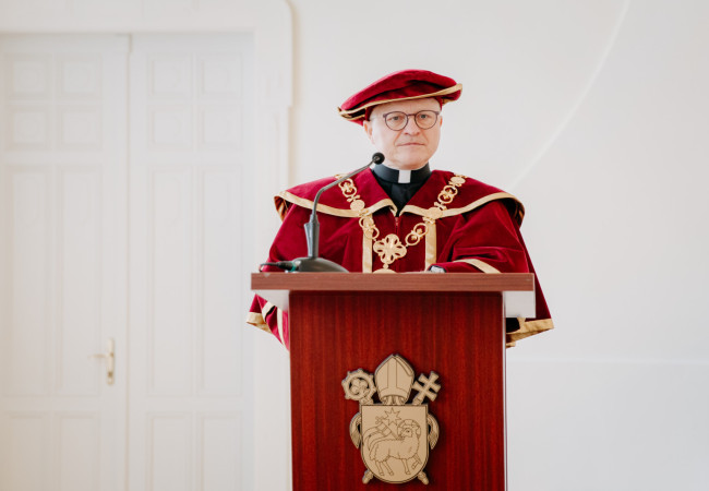 inaugurácia rektora Trnavskej univerzity, Trnava, marec 2025, Miloš Lichner