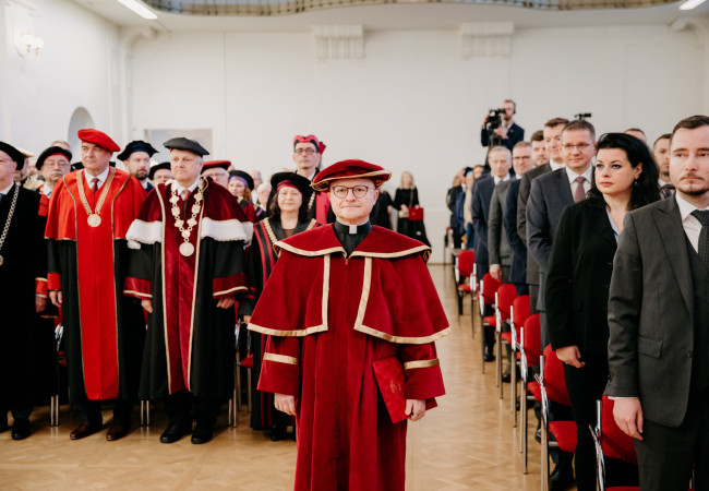 inaugurácia rektora Trnavskej univerzity, Trnava, marec 2025, Miloš Lichner