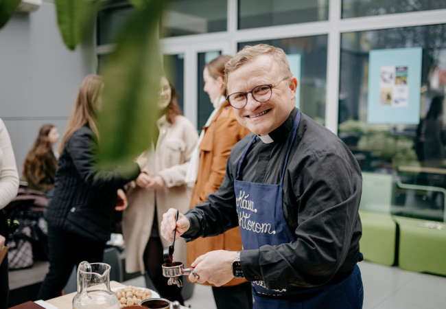 Káva s rektorom, Trnavská univerzita, Miloš Lichner, truni