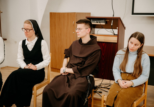 Káva s rektorom, teologická fakulta