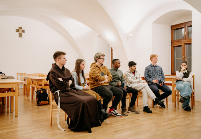 Káva s rektorom, teologická fakulta