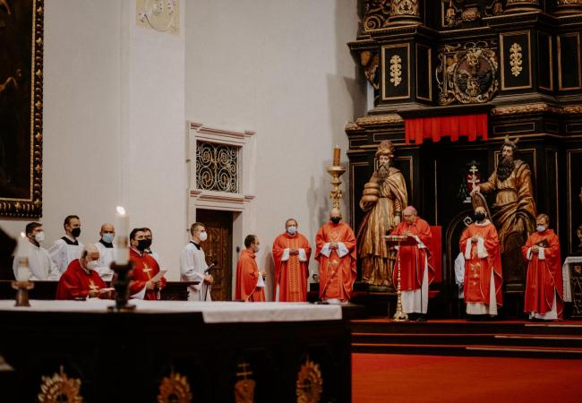 Veni Sancte 2021 na Trnavskej univerzite (foto Barbora Likavská)