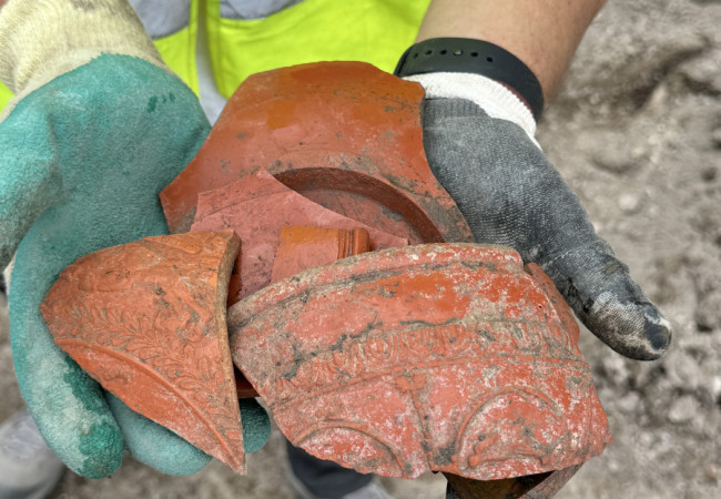 záchranný archeologický výskum, Rusovce, kaštieľ