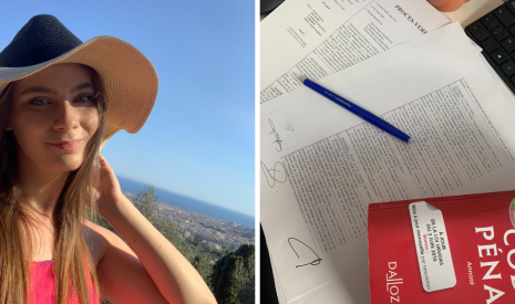Michaela Peťová erasmus nice stáž