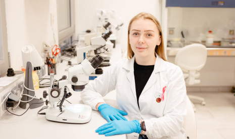 Hockicková Patrícia, laboratórne a vyšetrovacie metódy, Trnavská univerzita, foto Barbora Likavská