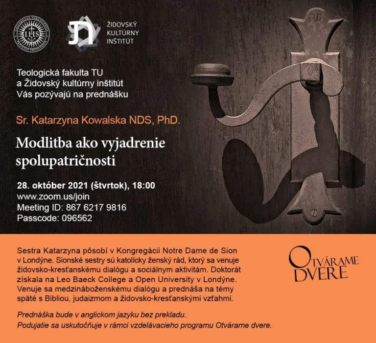 Modlitba ako vyjadrenie spolupatričnosti
