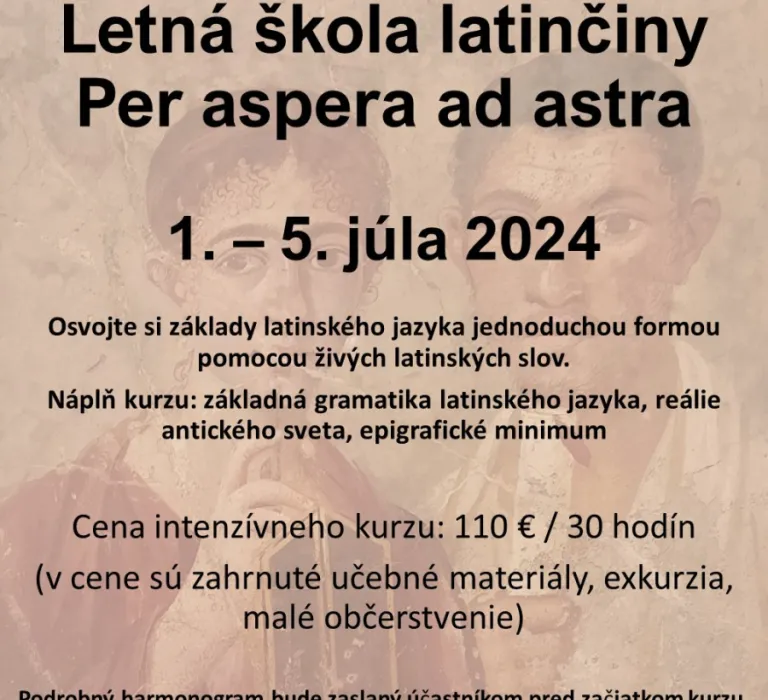 Letná škola latinčiny