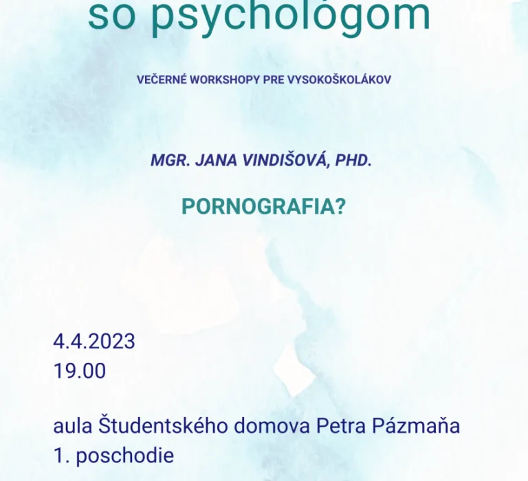 Na slovíčko so psychológom