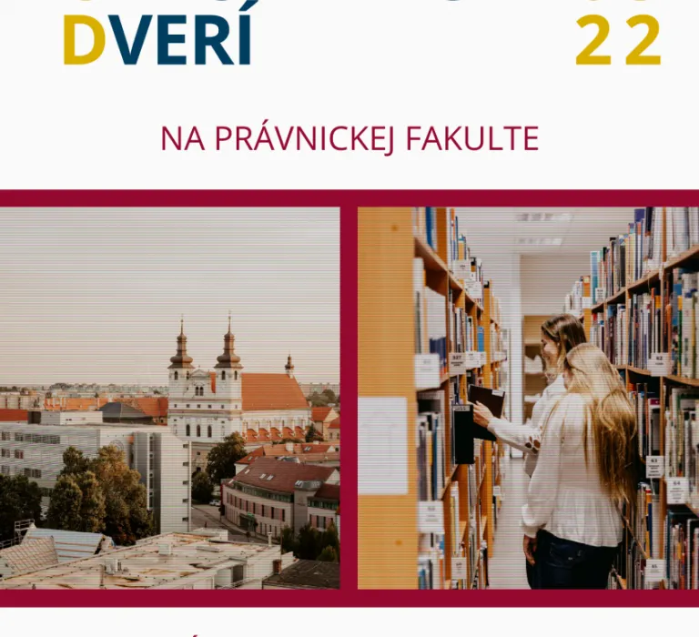 Deň otvorených dverí na právnickej fakulte 2022