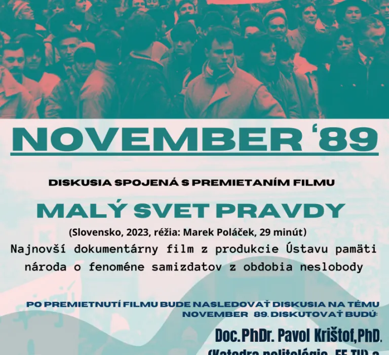 Diskusia spojená s premietaním filmu "Malý svet pravdy"