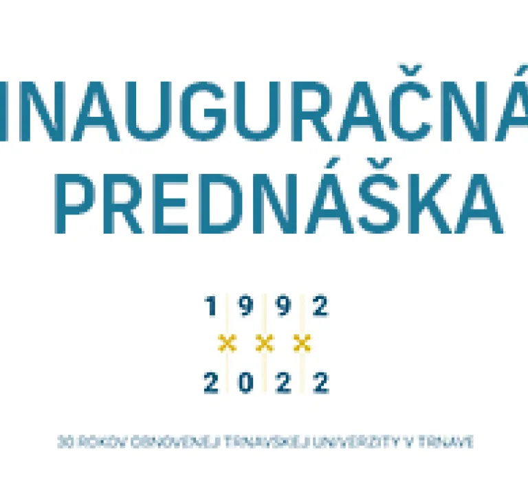 inauguračná prednáška