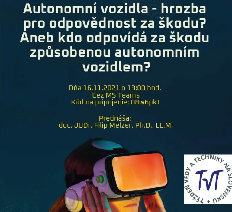 Autonómne vozidlá - hrozba pre zodpovednosť za škodu?