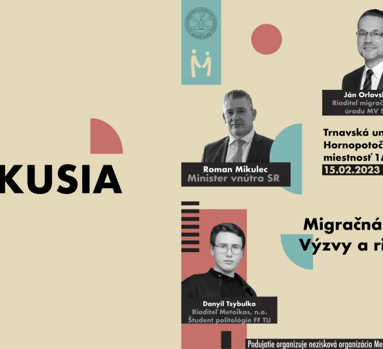Migračná kríza. Výzvy a riešenia