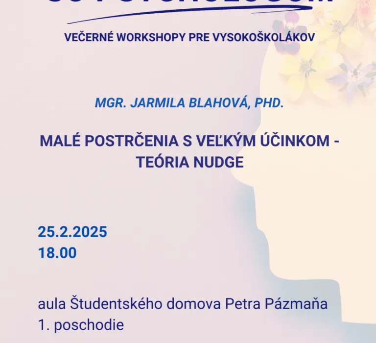 Na slovíčko so psychológom