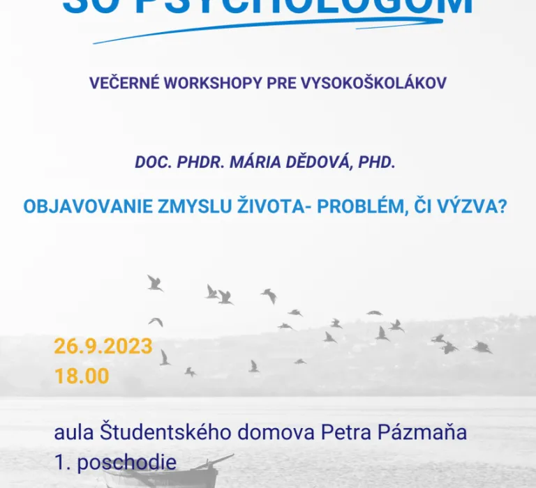 Objavovanie zmyslu života- problém, či výzva?