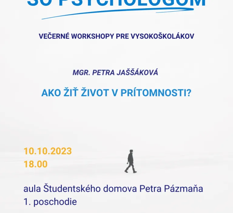 Na slovíčko so psychológom