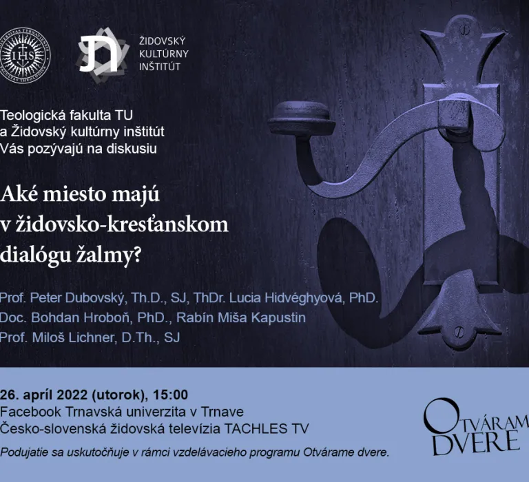 Aké miesto majú v židovsko-kresťanskom dialógu žalmy?