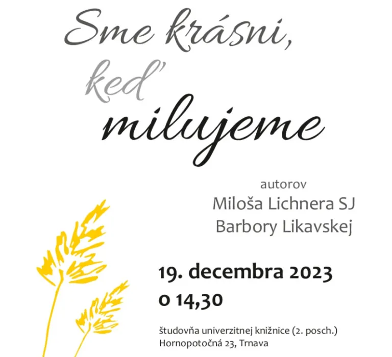 Pozvánka na prezentáciu knihy