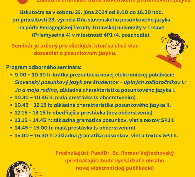 Základná charakteristika slovenského posunkového jazyka