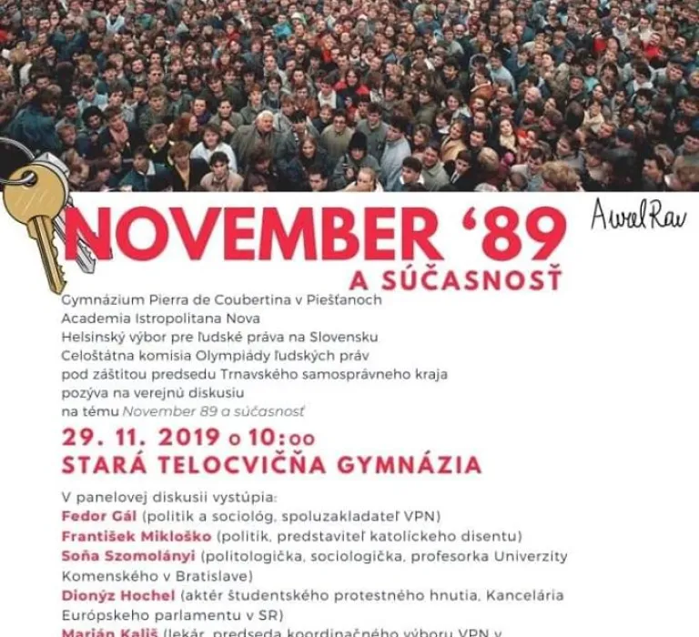 panelová diskusia november 1989 pieštany panelová diskusia november 1989 pieštany