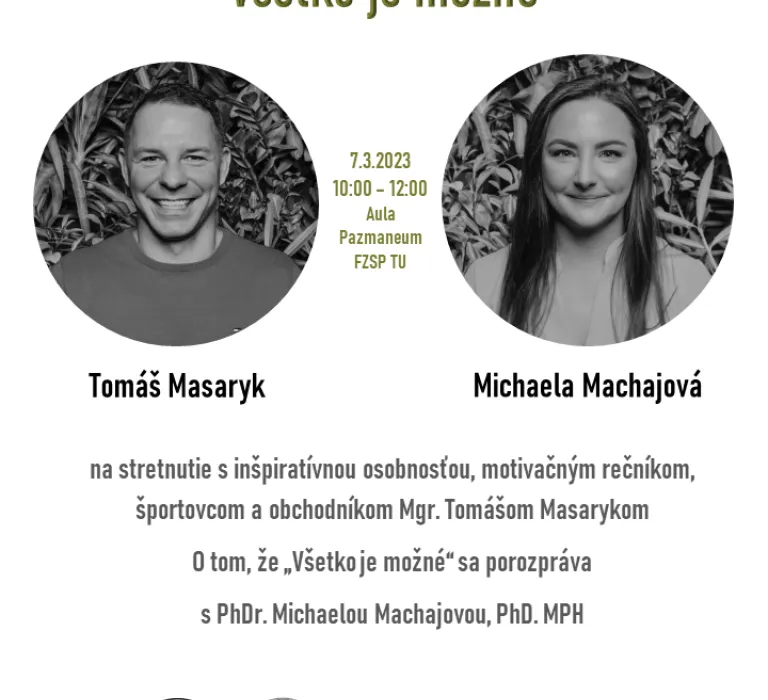Diskusia so športovcom Tomášom Masarykom