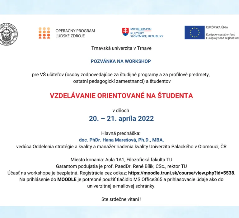 Vzdelávanie orientované na študenta