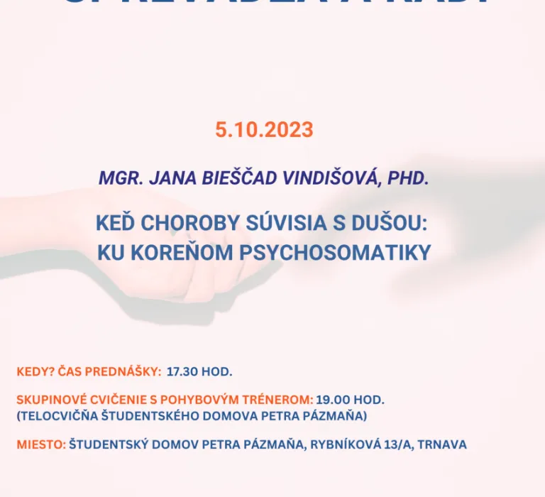 Psychológ sprevádza a radí