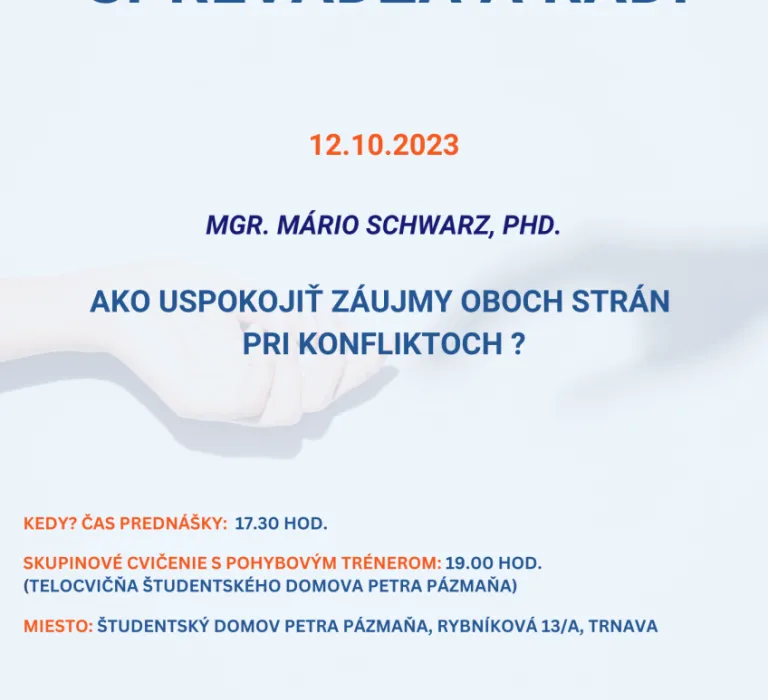 Psychológ sprevádza a radí