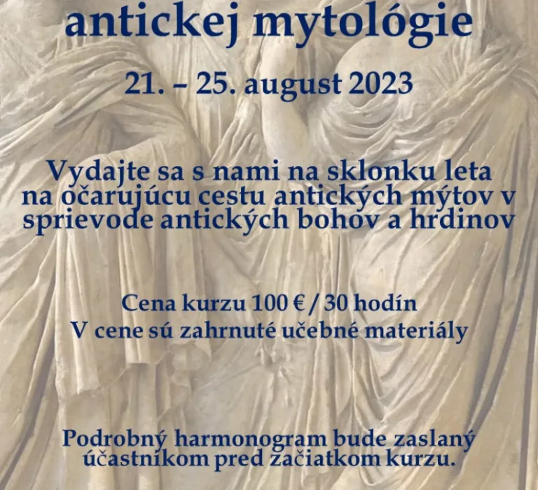  letná škola antickej mytológie