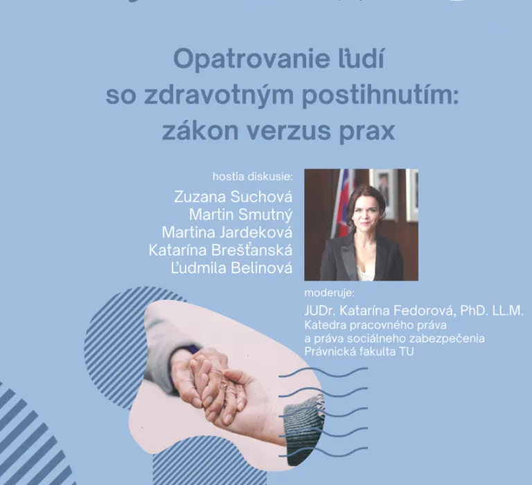 Opatrovanie ľudí so zdravotným postihnutím - zákon verzus prax