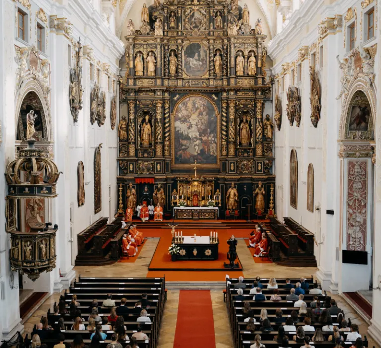 Veni Sancte 2023, katedrála Jána Krstiteľa, Trnava, Trnavská univerzita (foto Barbora Likavská)