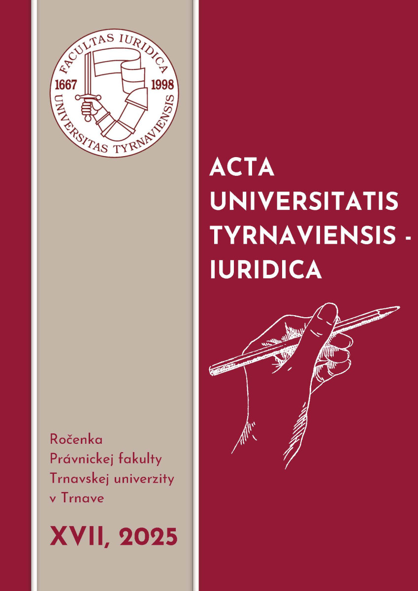Acta Universitatis Tyrnaviensis - Iuridica 17