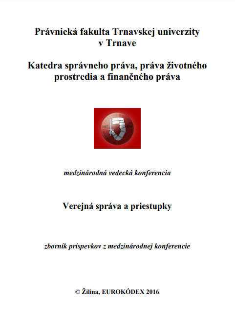 Verejná správa a priestupky